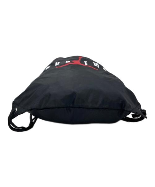 SUPREME（シュプリーム）Supreme (シュプリーム) JORDAN (ジョーダン) Drawstring Bag/ドローストリング バッグ ブラックの古着・服飾アイテム
