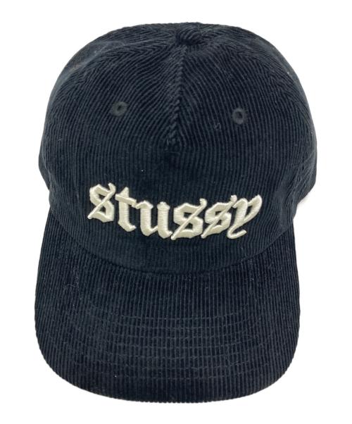 stussy（ステューシー）stussy (ステューシー) MID-DEPTH OLD ENGLISH SNAPBACK BLACK/ミッド デプス オールド イングリッシュ スナップバッグ ブラック ブラック サイズ:SIZE Freeの古着・服飾アイテム
