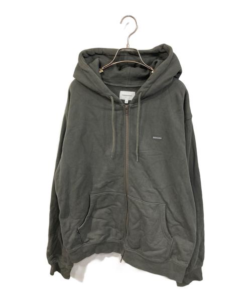 thisisneverthat（ディスイズネバーザット）thisisneverthat (ディスイズネバーザット) ジップパーカー カーキ サイズ:SIZE XLの古着・服飾アイテム