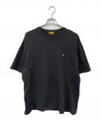 HUMAN MADEヒューマンメイド）の古着「ハートロゴプリントTシャツ」｜ブラック