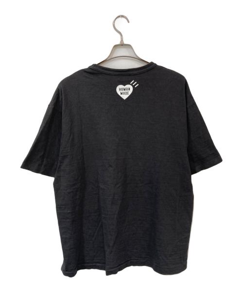 HUMAN MADE（ヒューマンメイド）HUMAN MADE (ヒューマンメイド) ハートロゴプリントTシャツ ブラック サイズ:SIZE 2XLの古着・服飾アイテム