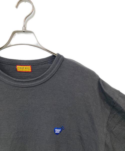 HUMAN MADE（ヒューマンメイド）HUMAN MADE (ヒューマンメイド) ハートロゴプリントTシャツ ブラック サイズ:SIZE 2XLの古着・服飾アイテム