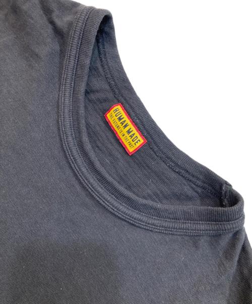 HUMAN MADE（ヒューマンメイド）HUMAN MADE (ヒューマンメイド) ハートロゴプリントTシャツ ブラック サイズ:SIZE 2XLの古着・服飾アイテム
