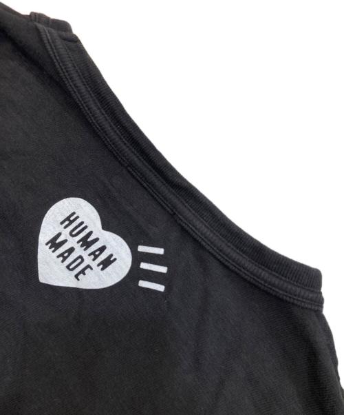 HUMAN MADE（ヒューマンメイド）HUMAN MADE (ヒューマンメイド) ハートロゴプリントTシャツ ブラック サイズ:SIZE 2XLの古着・服飾アイテム