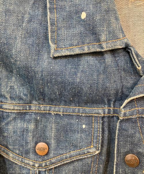 GAUCHOS（ガウチョス）GAUCHOS (ガウチョス) デニムジャケット インディゴ サイズ:42の古着・服飾アイテム