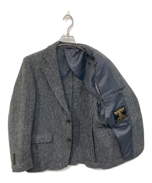 Harris Tweed（ハリスツイード）Harris Tweed (ハリスツイード) 100周年ツイードテーラードジャケット グレー サイズ:SIZE Mの古着・服飾アイテム
