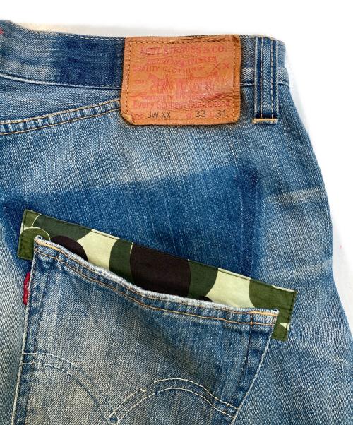 COMME des GARCONS JUNYA WATANABE MAN（コム デ ギャルソン ジュンヤ ワタナベ マン）COMME des GARCONS JUNYA WATANABE MAN (コム デ ギャルソン ジュンヤ ワタナベ マン) LEVI'S (リーバイス) ストレートデニムパンツ インディゴ サイズ:SIZE Sの古着・服飾アイテム