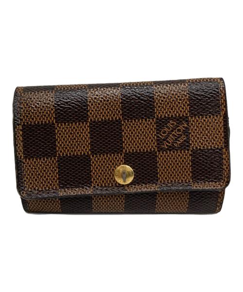 LOUIS VUITTON（ルイ ヴィトン）LOUIS VUITTON (ルイ ヴィトン) キーケース　キーケース ミュルティクレ6 ブラウンの古着・服飾アイテム