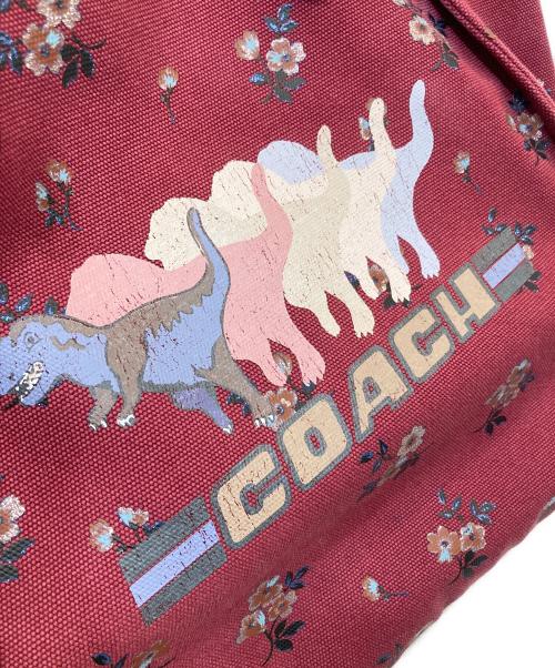 COACH（コーチ）COACH (コーチ) レキシートートバッグ レッドの古着・服飾アイテム