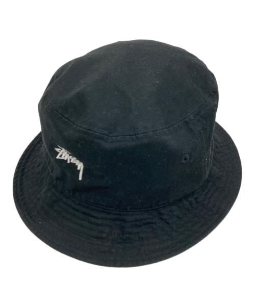 stussy（ステューシー）stussy (ステューシー) バケットハット ブラック サイズ:SIZE Freeの古着・服飾アイテム