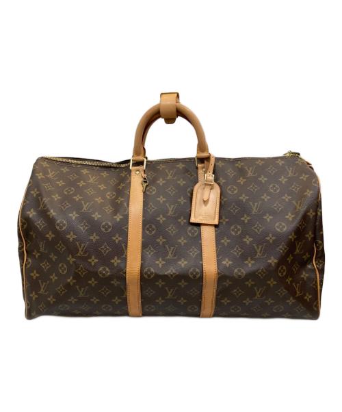 LOUIS VUITTON（ルイ ヴィトン）LOUIS VUITTON (ルイ ヴィトン) トラベルバッグ ブラウンの古着・服飾アイテム