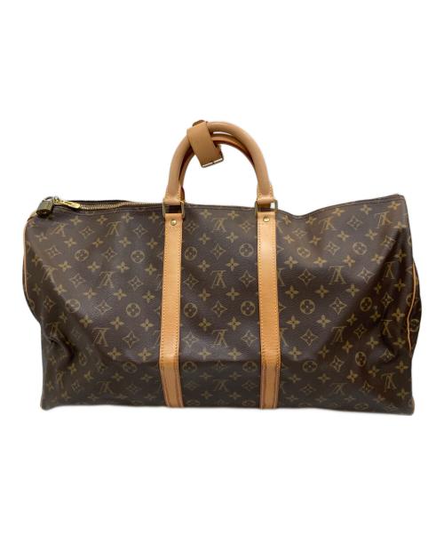 LOUIS VUITTON（ルイ ヴィトン）LOUIS VUITTON (ルイ ヴィトン) トラベルバッグ ブラウンの古着・服飾アイテム