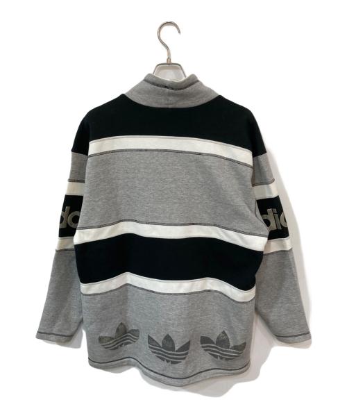 adidas（アディダス）adidas (アディダス) ハイネックスウェット グレー サイズ:Lの古着・服飾アイテム