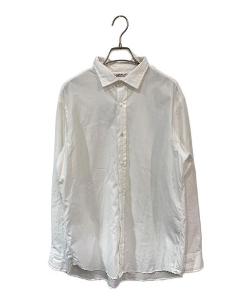AURALEE（オーラリー）AURALEE (オーラリー) WASHED FINX TWILL SHIRTS ホワイト サイズ:4の古着・服飾アイテム