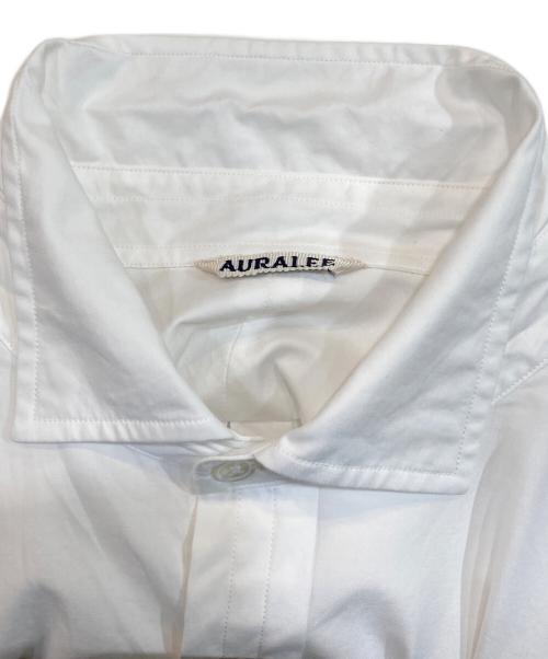 AURALEE（オーラリー）AURALEE (オーラリー) WASHED FINX TWILL SHIRTS ホワイト サイズ:4の古着・服飾アイテム