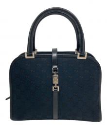 GUCCI（グッチ）の古着「ジャッキーGGハンドバッグ」｜ブラック
