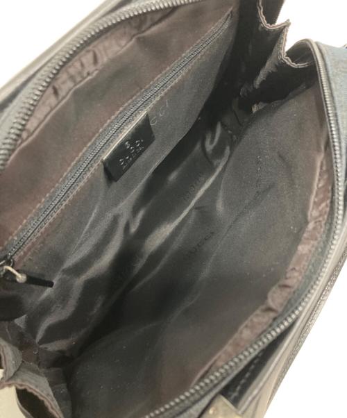 GUCCI（グッチ）GUCCI (グッチ) ジャッキーGGハンドバッグ ブラックの古着・服飾アイテム