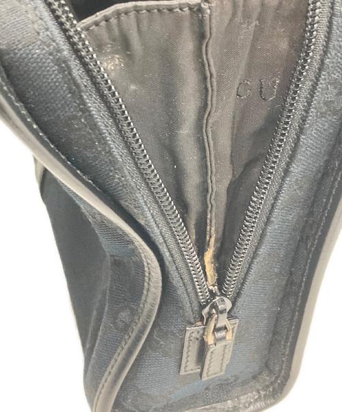 GUCCI（グッチ）GUCCI (グッチ) ジャッキーGGハンドバッグ ブラックの古着・服飾アイテム