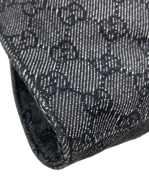 GUCCI（グッチ）GUCCI (グッチ) GGデニムジャガード ハンドバッグ グレーの古着・服飾アイテム