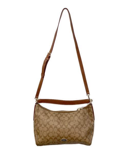 COACH（コーチ）COACH (コーチ) シグネチャー2WAYバッグ ブラウンの古着・服飾アイテム