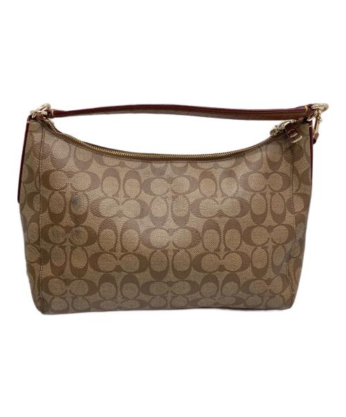 COACH（コーチ）COACH (コーチ) シグネチャー2WAYバッグ ブラウンの古着・服飾アイテム