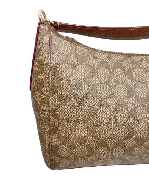 COACH（コーチ）COACH (コーチ) シグネチャー2WAYバッグ ブラウンの古着・服飾アイテム