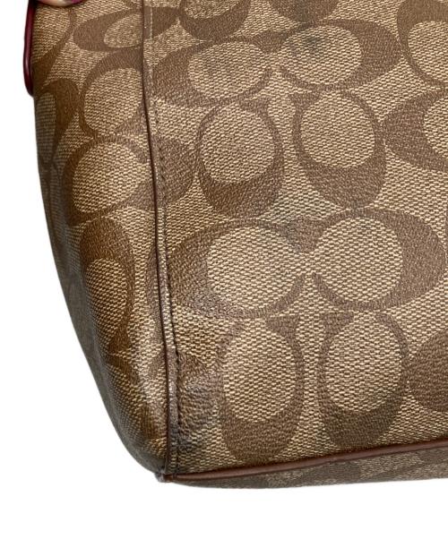 COACH（コーチ）COACH (コーチ) シグネチャー2WAYバッグ ブラウンの古着・服飾アイテム