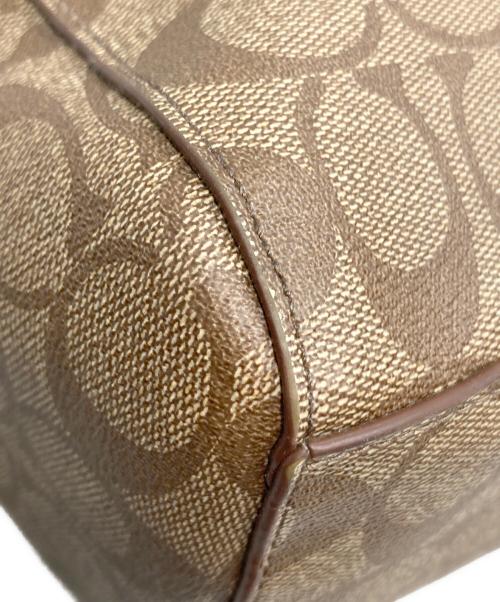 COACH（コーチ）COACH (コーチ) シグネチャー2WAYバッグ ブラウンの古着・服飾アイテム