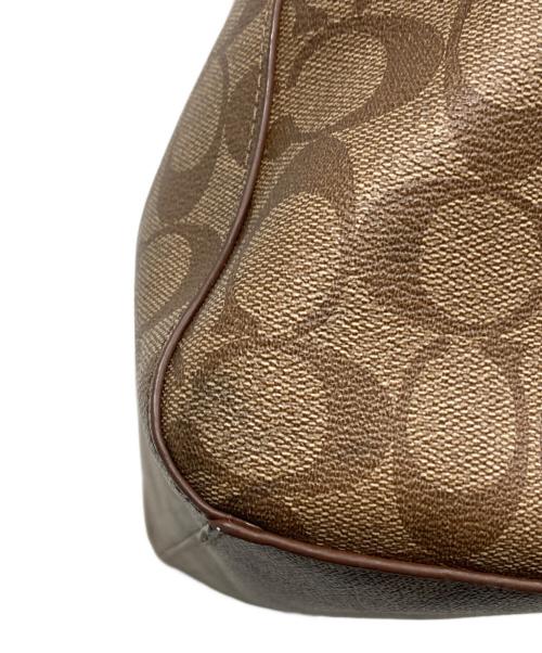 COACH（コーチ）COACH (コーチ) シグネチャー2WAYバッグ ブラウンの古着・服飾アイテム