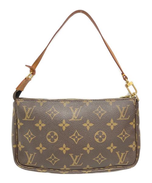LOUIS VUITTON（ルイ ヴィトン）LOUIS VUITTON (ルイ ヴィトン) ハンドポーチ　ポシェット・アクセソワール ブラウンの古着・服飾アイテム