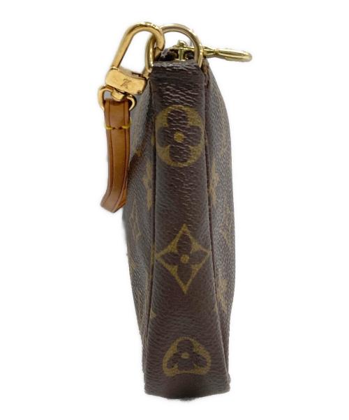 LOUIS VUITTON（ルイ ヴィトン）LOUIS VUITTON (ルイ ヴィトン) ハンドポーチ　ポシェット・アクセソワール ブラウンの古着・服飾アイテム