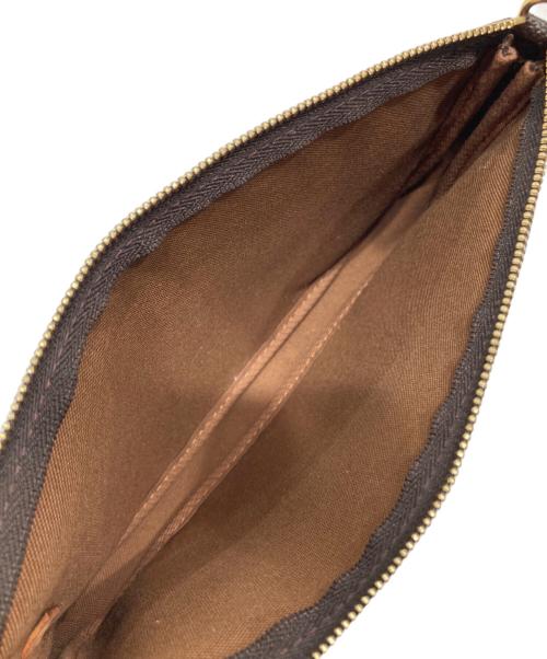 LOUIS VUITTON（ルイ ヴィトン）LOUIS VUITTON (ルイ ヴィトン) ハンドポーチ　ポシェット・アクセソワール ブラウンの古着・服飾アイテム