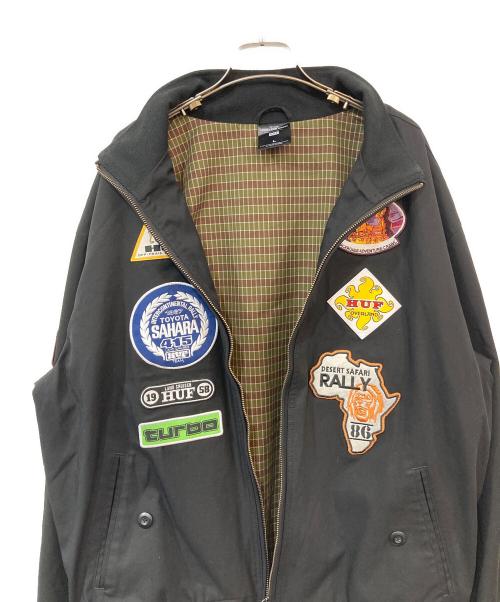 HUF（ハフ）HUF (ハフ) OVERLAND TOURING JACKET ブラック サイズ:Ｌの古着・服飾アイテム