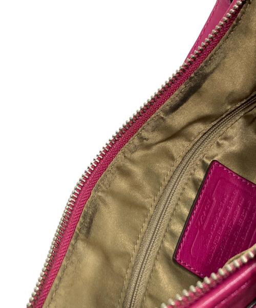 COACH（コーチ）COACH (コーチ) レザークロスボディー2wayショルダーバッグ ピンクの古着・服飾アイテム