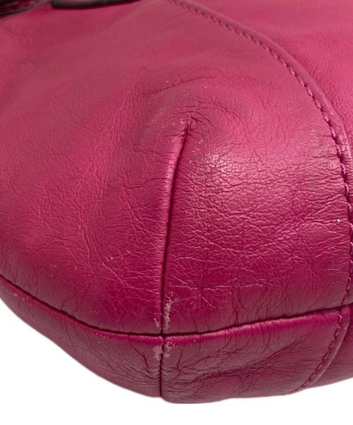 COACH（コーチ）COACH (コーチ) レザークロスボディー2wayショルダーバッグ ピンクの古着・服飾アイテム