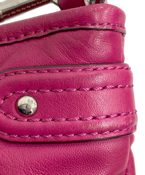 COACH（コーチ）COACH (コーチ) レザークロスボディー2wayショルダーバッグ ピンクの古着・服飾アイテム