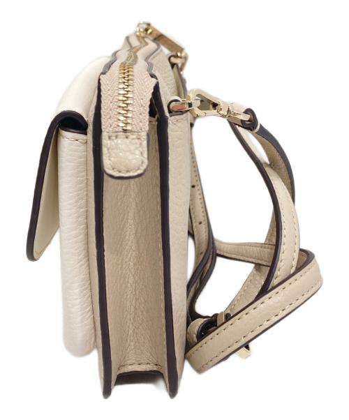 Kate Spade（ケイトスペード）Kate Spade (ケイトスペード) クロスボディショルダーバッグ ベージュの古着・服飾アイテム