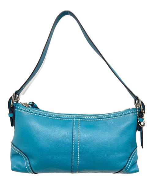 COACH（コーチ）COACH (コーチ) ワンショルダーバッグ ブルーの古着・服飾アイテム