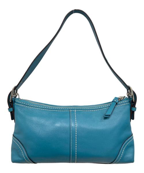 COACH（コーチ）COACH (コーチ) ワンショルダーバッグ ブルーの古着・服飾アイテム