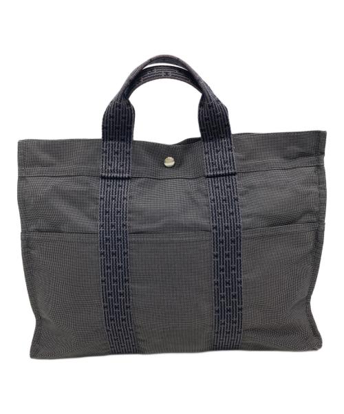 HERMES（エルメス）HERMES (エルメス) エールラインMMトートバッグ グレーの古着・服飾アイテム