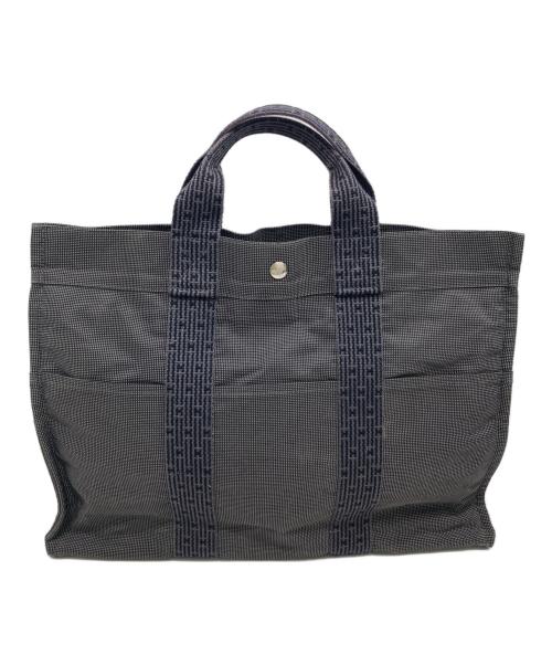 HERMES（エルメス）HERMES (エルメス) エールラインMMトートバッグ グレーの古着・服飾アイテム