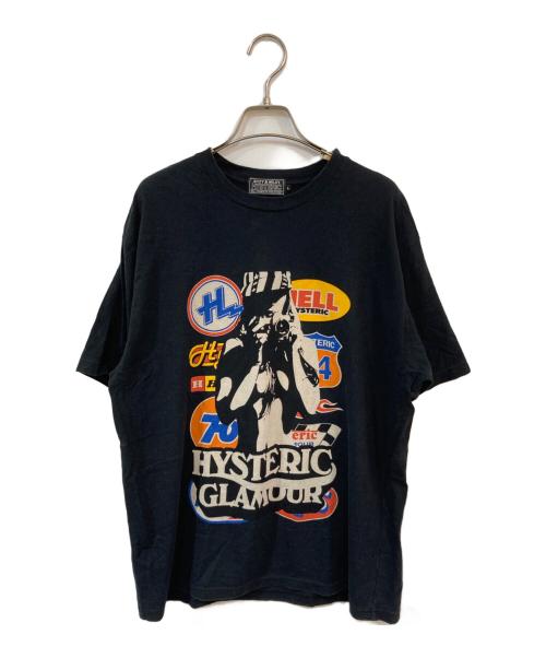 hysterics（ヒステリックス）hysterics (ヒステリックス) CAR LOGO CAMERA GIRL T-SHIRT ブラック サイズ:Lの古着・服飾アイテム