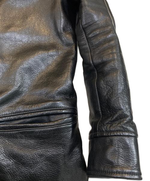 SCHOTT BROS.（ショット）SCHOTT BROS. (ショット)  レザーカーコート ブラック サイズ:36の古着・服飾アイテム