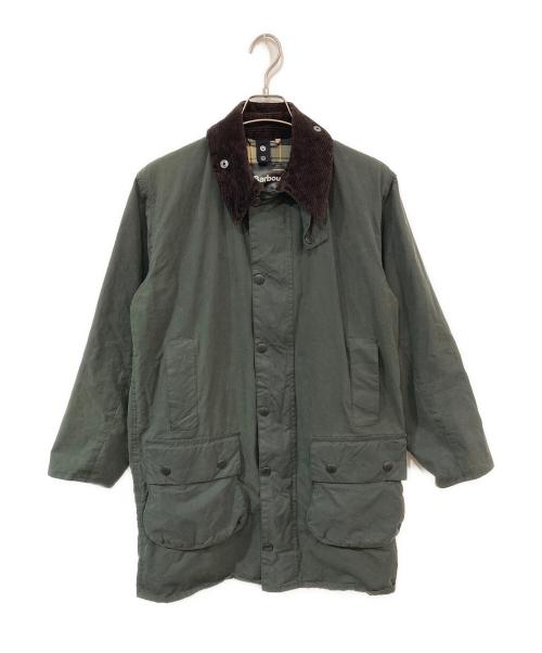 Barbour（バブアー）Barbour (バブアー) BORDER WAX JACKET　ボーダーワックスジャケット カーキ サイズ:不明の古着・服飾アイテム