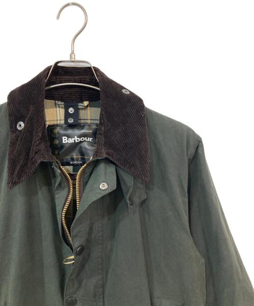 Barbour（バブアー）Barbour (バブアー) BORDER WAX JACKET　ボーダーワックスジャケット カーキ サイズ:不明の古着・服飾アイテム
