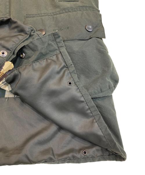 Barbour（バブアー）Barbour (バブアー) BORDER WAX JACKET　ボーダーワックスジャケット カーキ サイズ:不明の古着・服飾アイテム