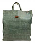 Daniel&Bobダニエル＆ボブ）の古着「型押しトートバッグ」｜グリーン
