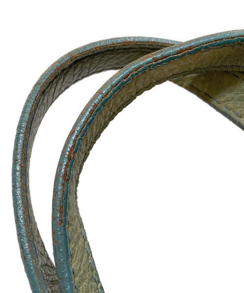 Daniel&Bob（ダニエル＆ボブ）Daniel&Bob (ダニエル＆ボブ) 型押しトートバッグ グリーンの古着・服飾アイテム