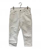 YCHAIイカイ）の古着「ROBUSTO ワンウォッシュテーパードフィットホワイトデニム」｜ホワイト