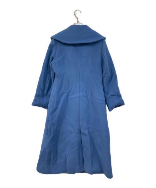 FRAY ID（フレイ アイディー）FRAY ID (フレイ アイディー) ビッグカラーウールコート スカイブルー サイズ:SIZE Oの古着・服飾アイテム